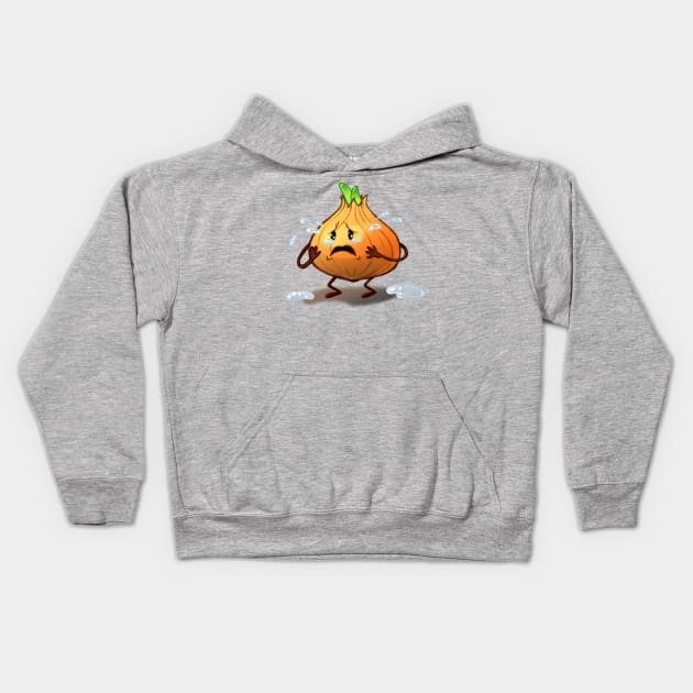 Crying onion Kids Hoodie by Redilion